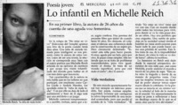 Lo infantil en Michelle Reich  [artículo] Elizabeth Neira