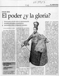 El poder ¿y la gloria?  [artículo] Celia Langdeau Cussen