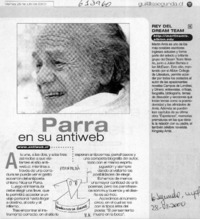 Parra en su antiweb  [artículo]