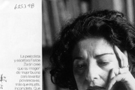 "Aquí es muy fácil ser polémica"  [artículo] Claudia Cifuentes F.