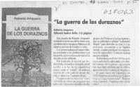 "La guerra de los duraznos"  [artículo]