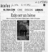 Exijo ser un héroe  [artículo]