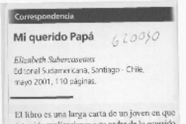Mi querido papá  [artículo] Jorge Palacios C.