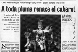 A toda pluma renace el cabaret  [artículo] Marietta Santi
