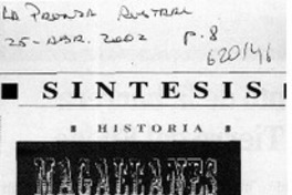 Magallanes en la edad del oro  [artículo]