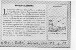 Poesía valdiviana  [artículo]