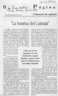 "La sonrisa del caimán"  [artículo] Ramón Díaz Eterovic