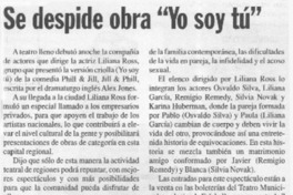 Se despide obra "Yo soy tú"