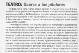 Teatro, guerra a los pituteros