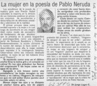 La mujer en la poesía de Pablo Neruda