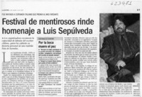 Festival de mentirosos rinde homenaje a Luis Sepúlveda