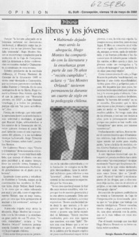 Los libros y los jóvenes  [artículo] Sergio Ramón Fuentealba