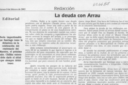 La deuda con Arrau  [artículo]