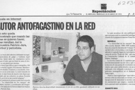 Autor antofagastino en la red  [artículo] Jeannette Roca