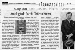 Antología de poesía chilena nueva  [artículo]