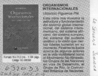 Organismos internacionales  [artículo]