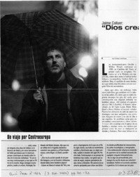 "Dios crea la ilusión de que vas a volar, pero te quita la red"  [artículo] Alvaro Matus