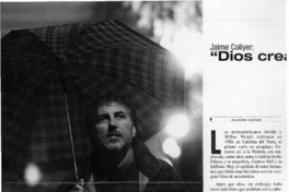 "Dios crea la ilusión de que vas a volar, pero te quita la red"  [artículo] Alvaro Matus