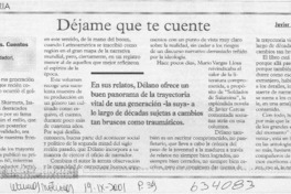 Déjame que te cuente  [artículo] Javier Aspurúa