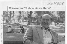 Coloane en "El show de los libros"  [artículo]