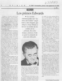 Los primos Edwards  [artículo] Sergio Ramón Fuentealba