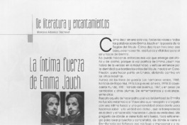 La íntima fuerza de Emma Jauch  [artículo] Marcela Albornoz Dachelet