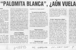 "Palomita blanca", ¿aún vuela?  [artículo]