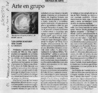 Arte en grupo  [artículo]