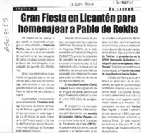 Gran Fiesta en Licantén para homenajear a Pablo de Rokha  [artículo]