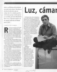 Luz, cámara y papel  [artículo] Mabel Maldonado