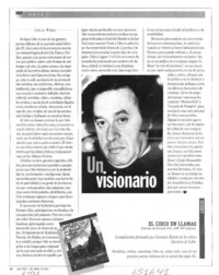 Un visionario  [artículo] Camilo Marks