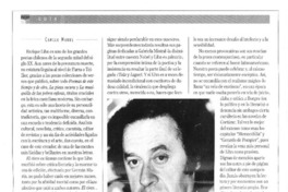 Un visionario  [artículo] Camilo Marks