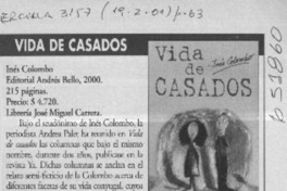 Vida de casados  [artículo] Francisca Lange