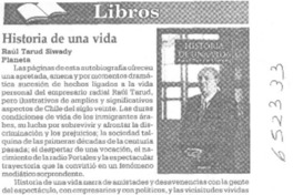 Historia de una vida  [artículo]