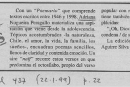 Versos llanos  [artículo] Antonio J. Salgado