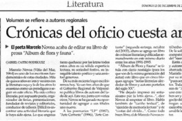 Crónicas de oficio cuesta arriba  [artículo] Gabriel Castro Rodríguez