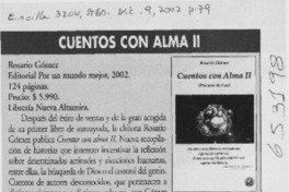 Cuentos con alma II  [artículo] Andrea Berger