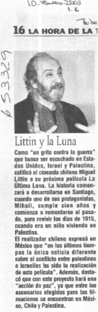 Littin y la Luna  [artículo]