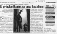 El príncipe Hamlet se puso fastidioso  [artículo] Marietta Santí