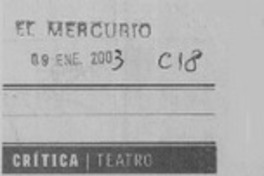 Cruda teatralidad  [artículo] Juan Antonio Muñoz