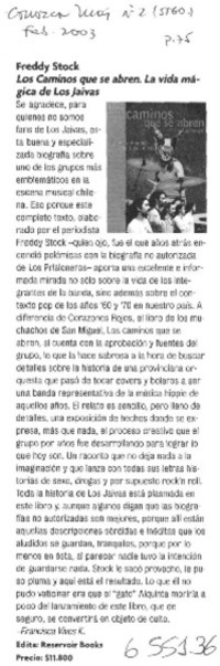 Los caminos que se abren  [artículo] Francisca Vives K.