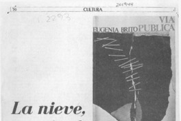 La nieve, erótica?  [artículo] Patricio Ríos S.