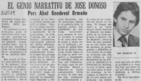 El genio narrativo de José Donoso