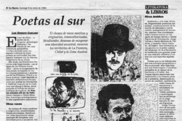 Poetas al sur  [artículo] Luis Ernesto Cárcamo.