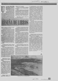Reseña de libros