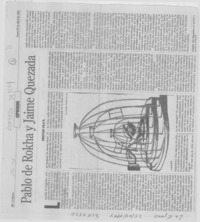 Pablo de Rokha y Jaime Quezada