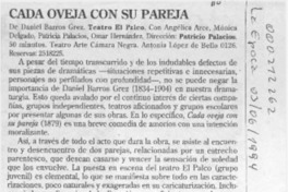 Teatro  [artículo] Eduardo Guerrero del Río.