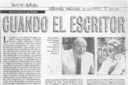 Cuando el escritor no tiene quien le escriba