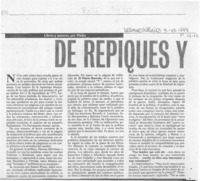 De repiques y procesiones  [artículo] Filebo.