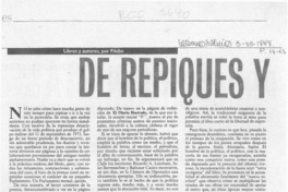 De repiques y procesiones  [artículo] Filebo.